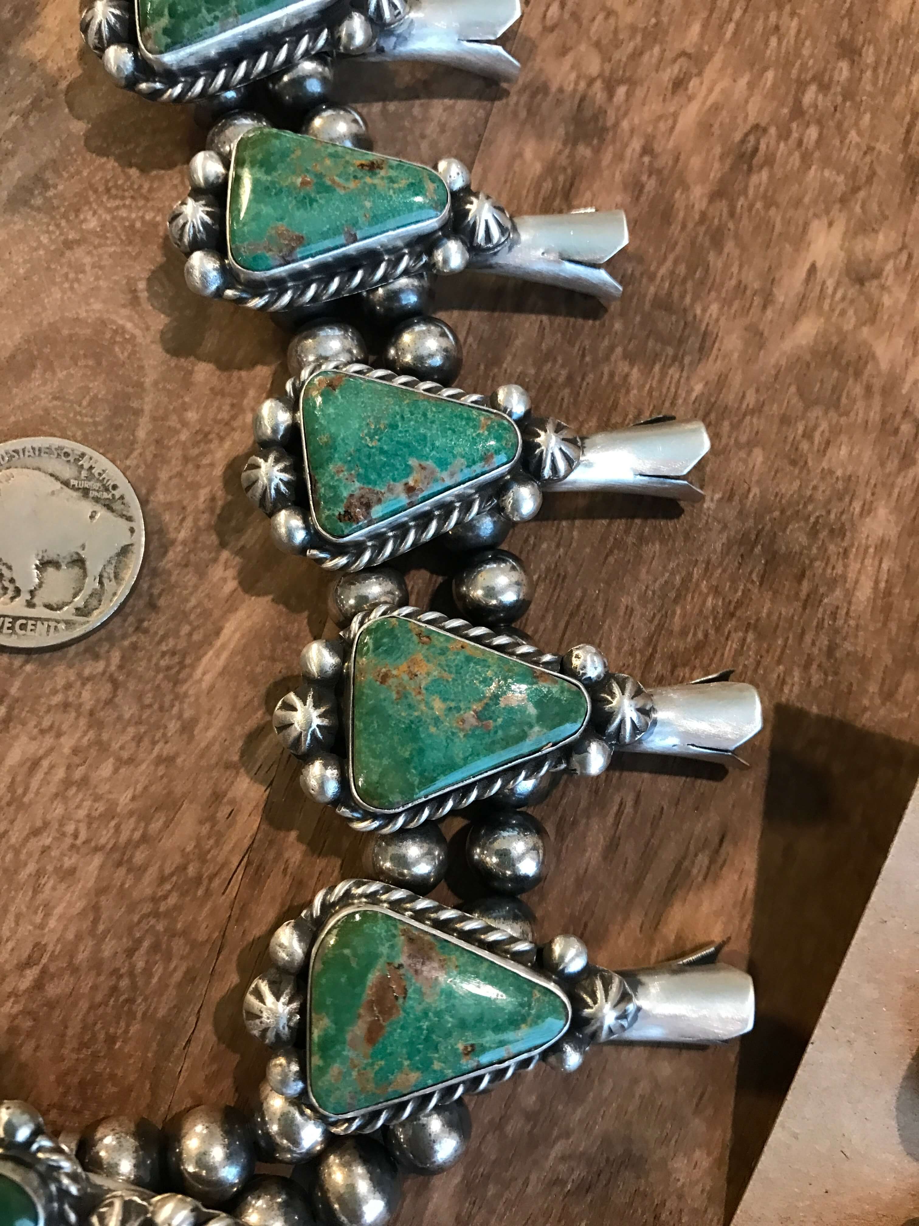The Westward Squash Blossom Necklace Set - Image 9