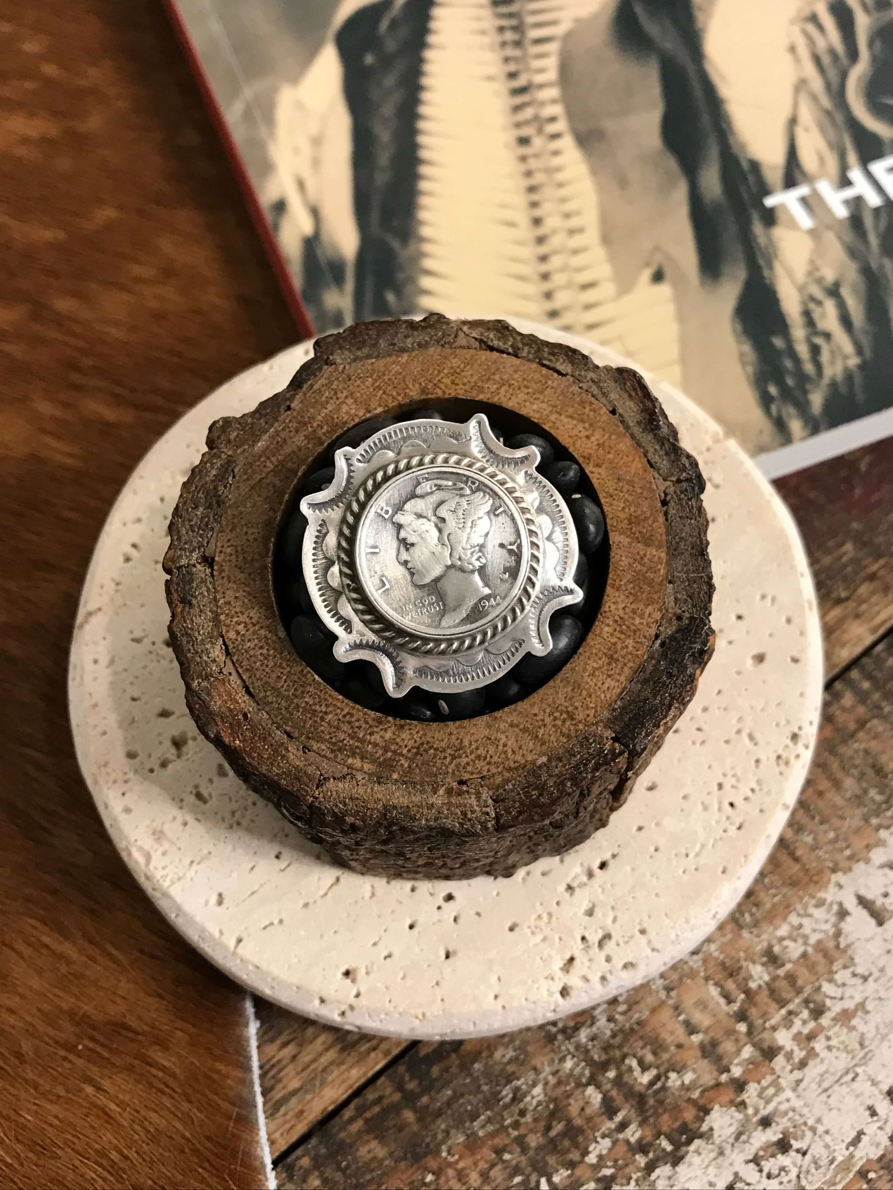 The Whitley Dime Ring, Sz 5.5