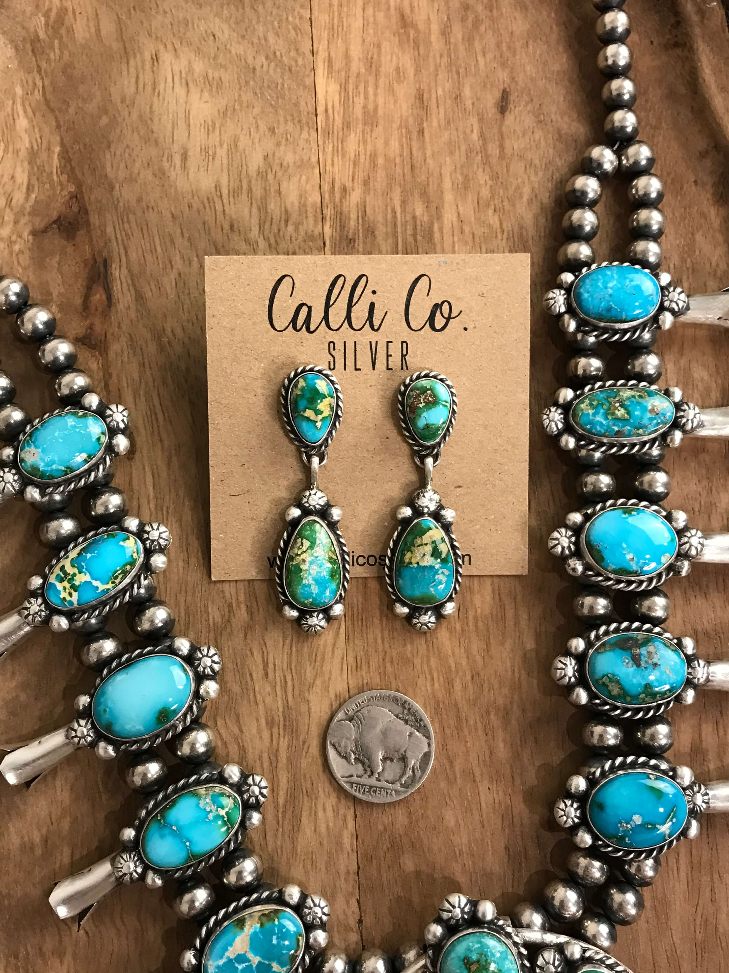 The Wind River Squash Blossom Necklace Set - Image 4
