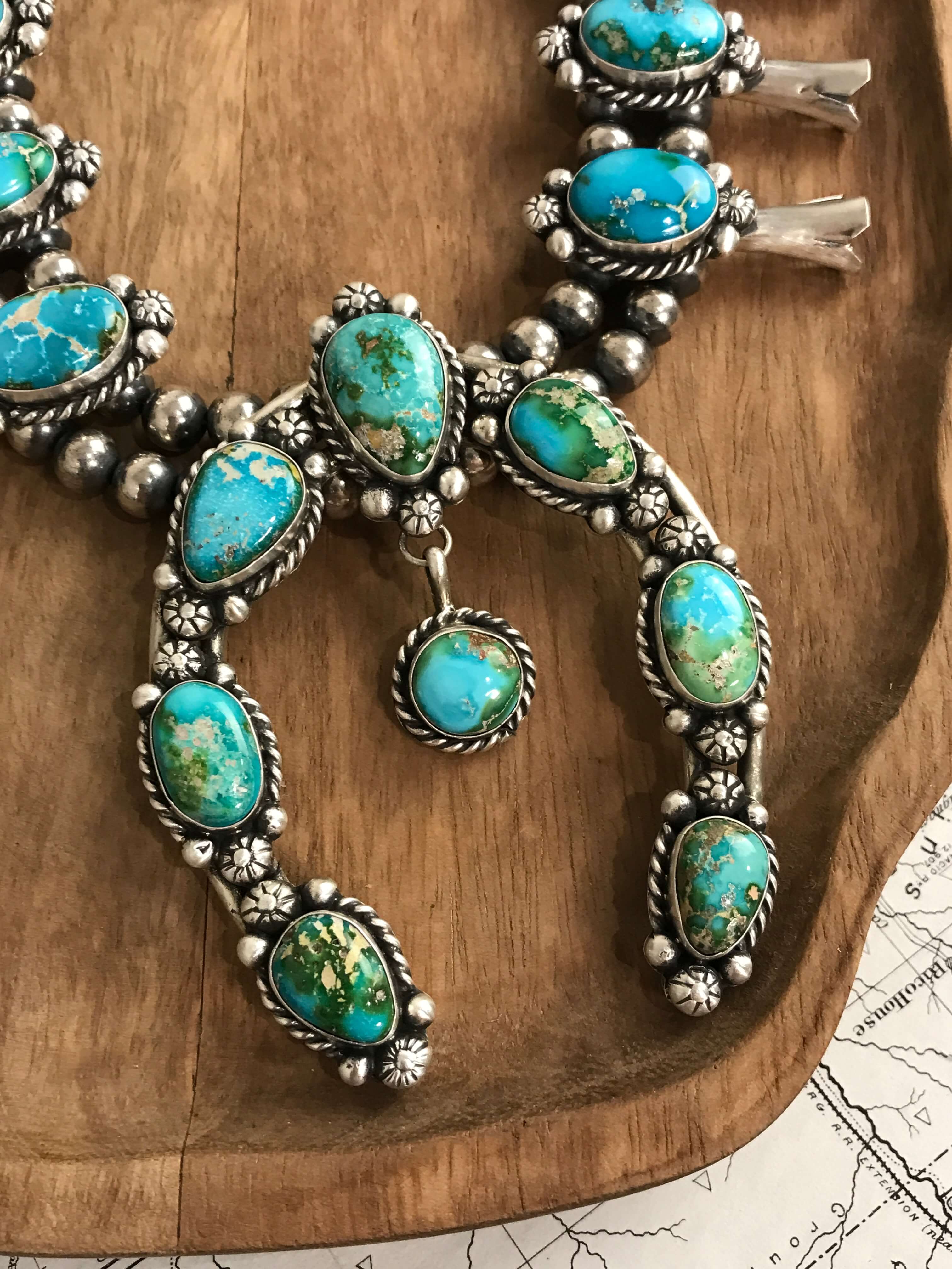 The Wind River Squash Blossom Necklace Set - Image 5