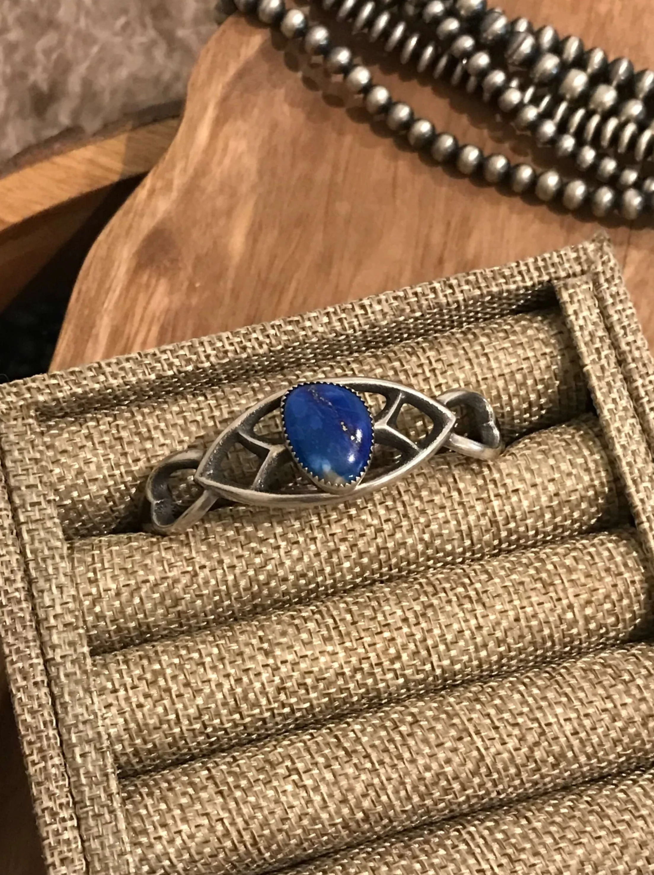 The Windsor Cuff in Lapis