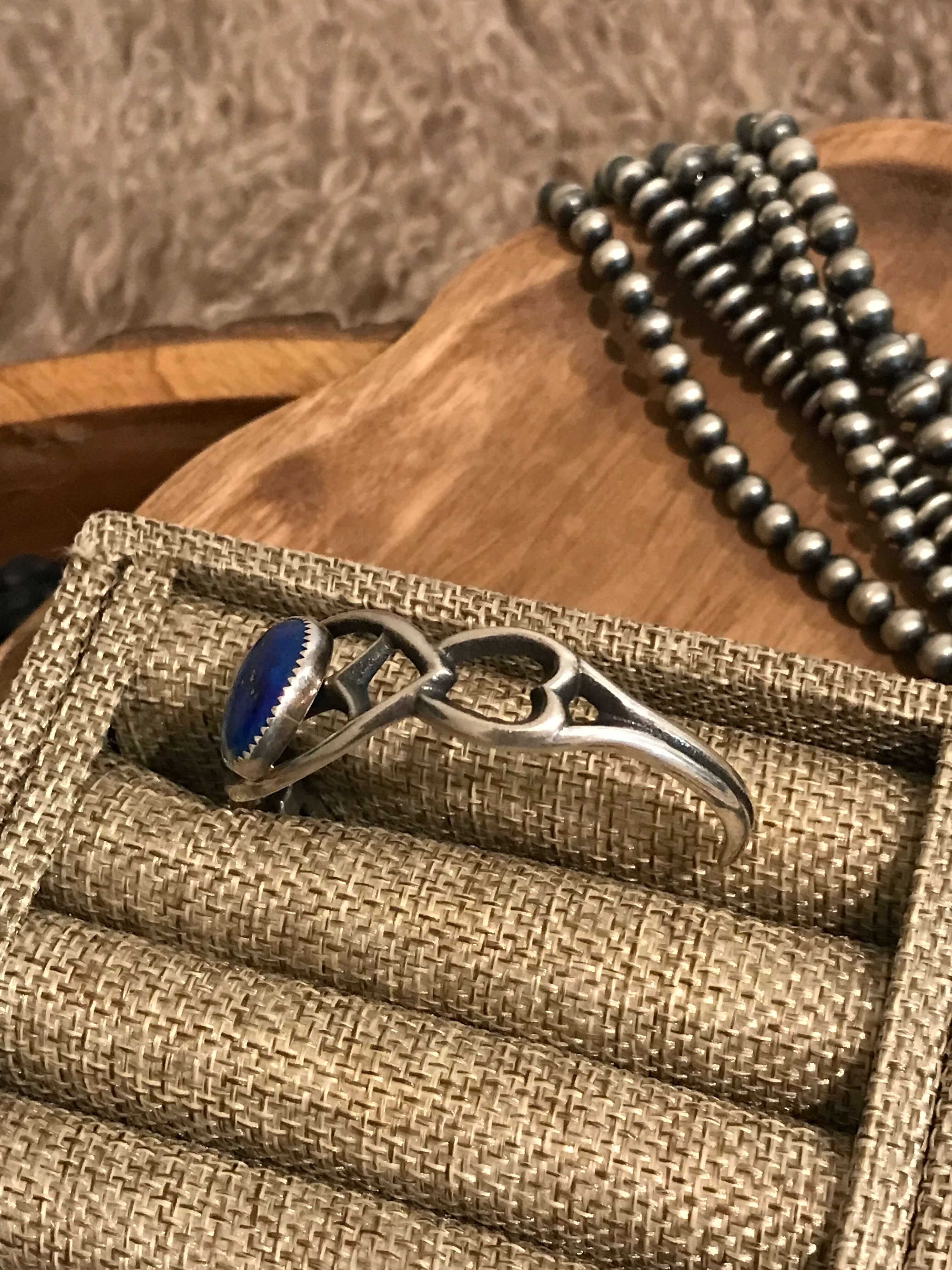 The Windsor Cuff in Lapis - Image 2