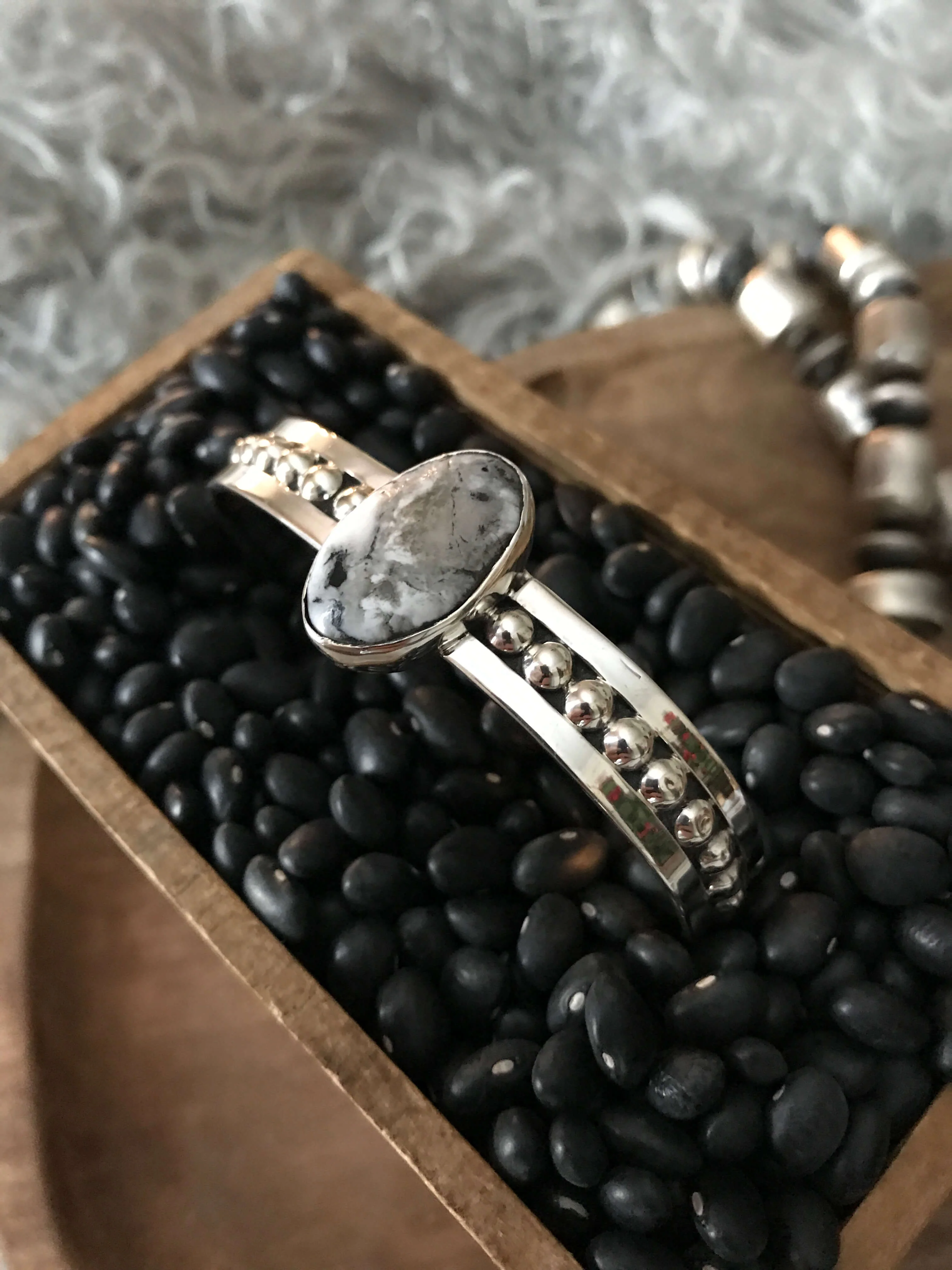The Winter White Buffalo Cuff, 2 - Image 3
