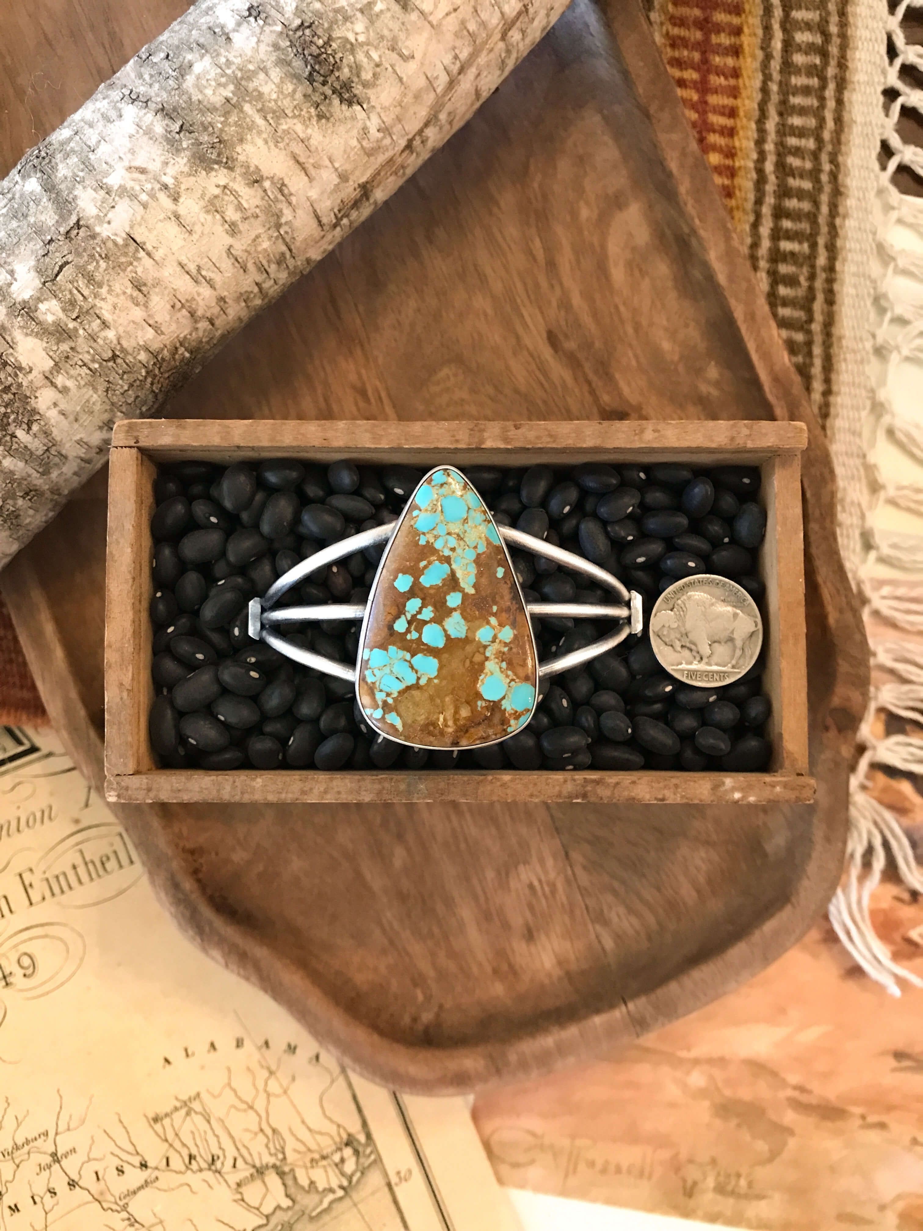 The Woodland Turquoise Cuff - Image 5