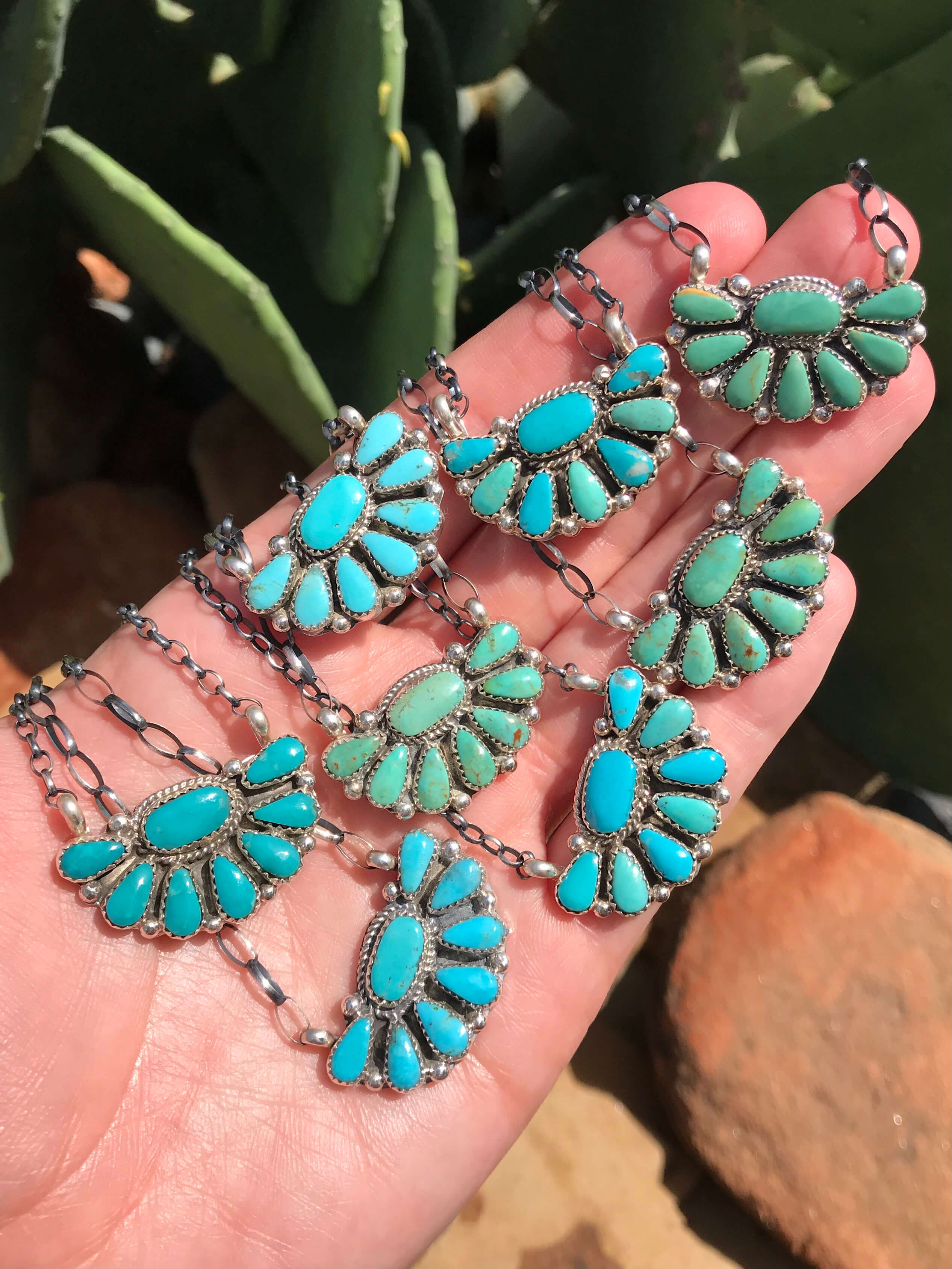The Woodson Half Cluster Necklaces