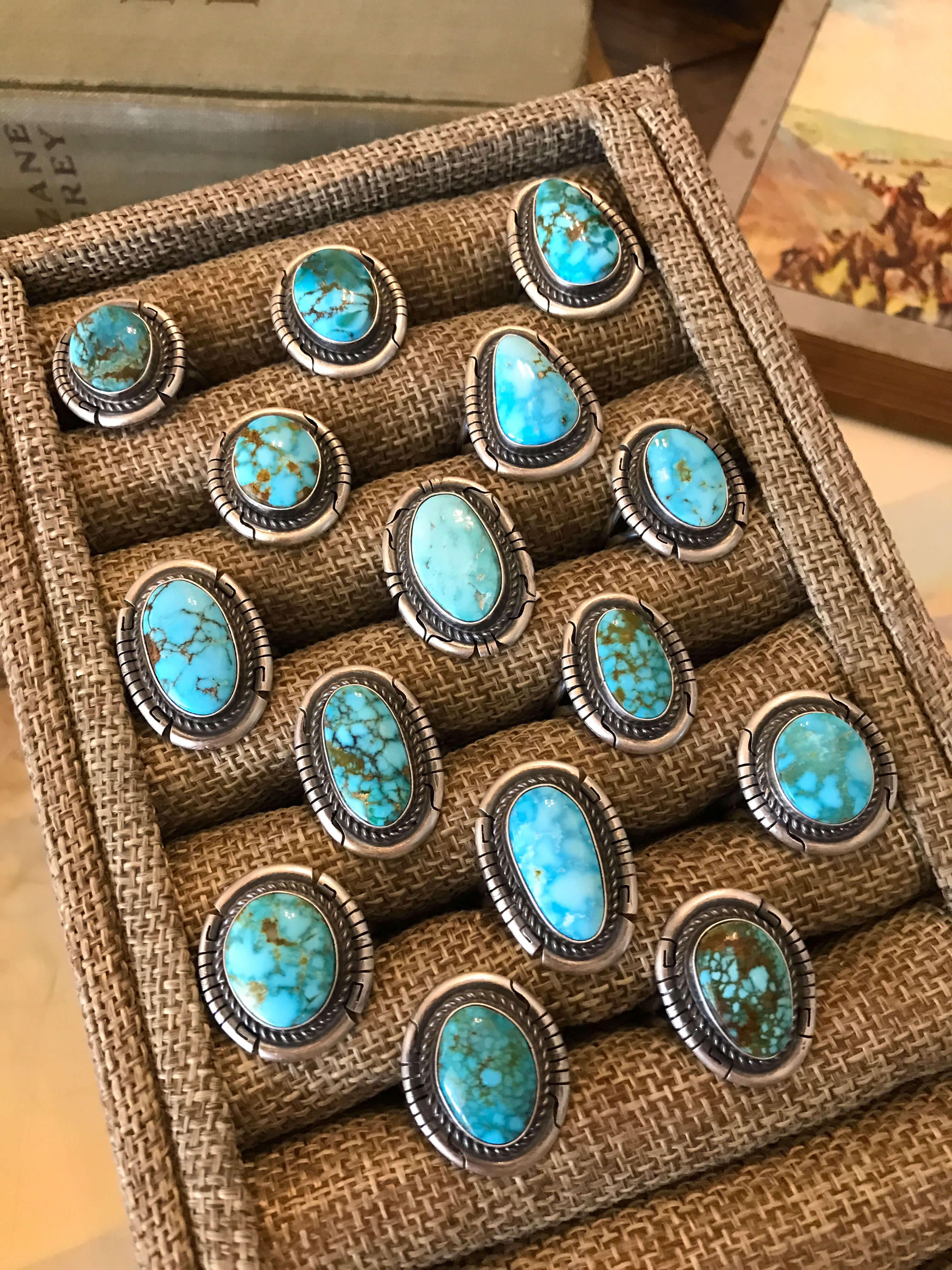The Yale Rings in Blue Turquoise