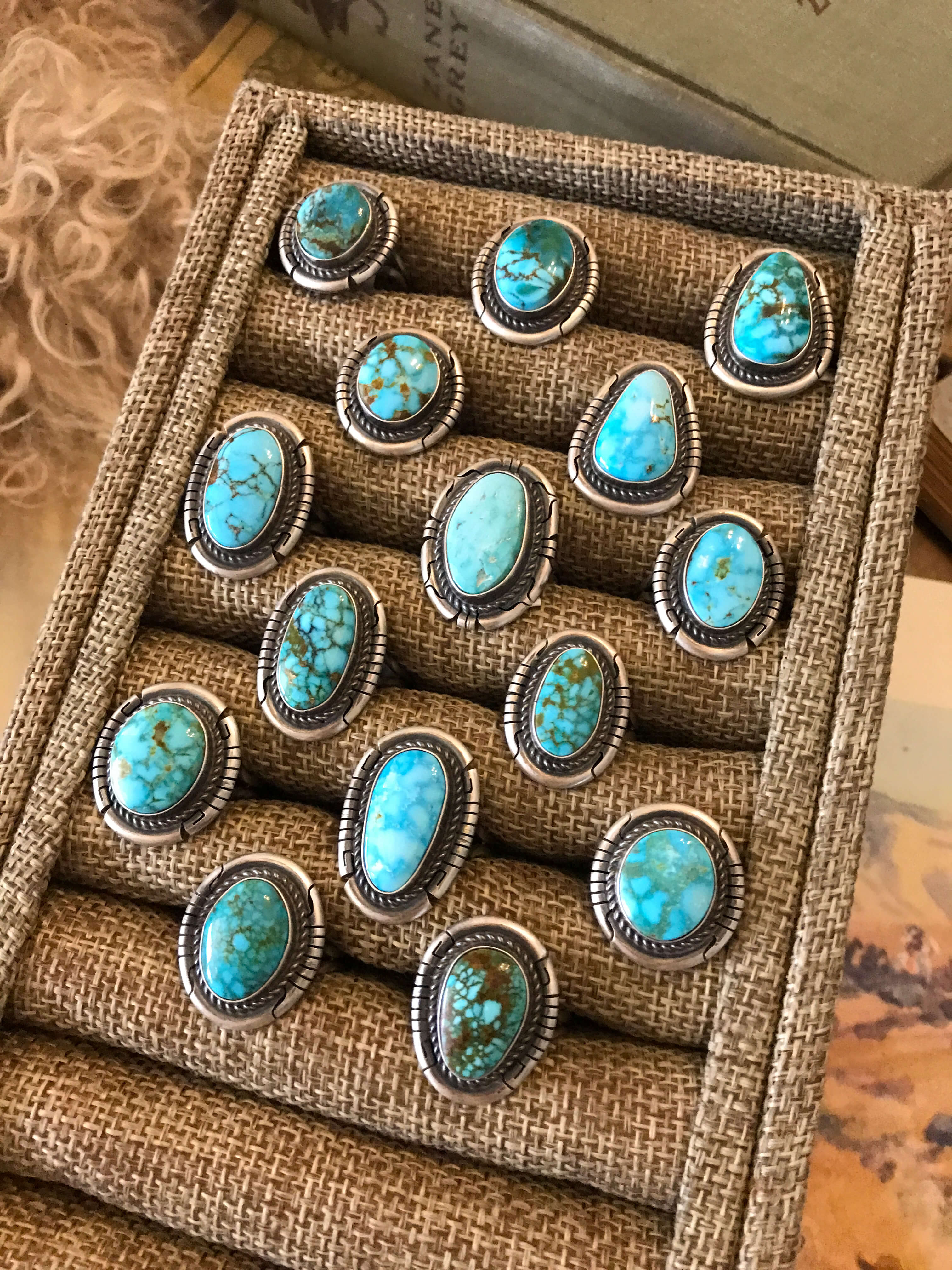 The Yale Rings in Blue Turquoise - Image 2