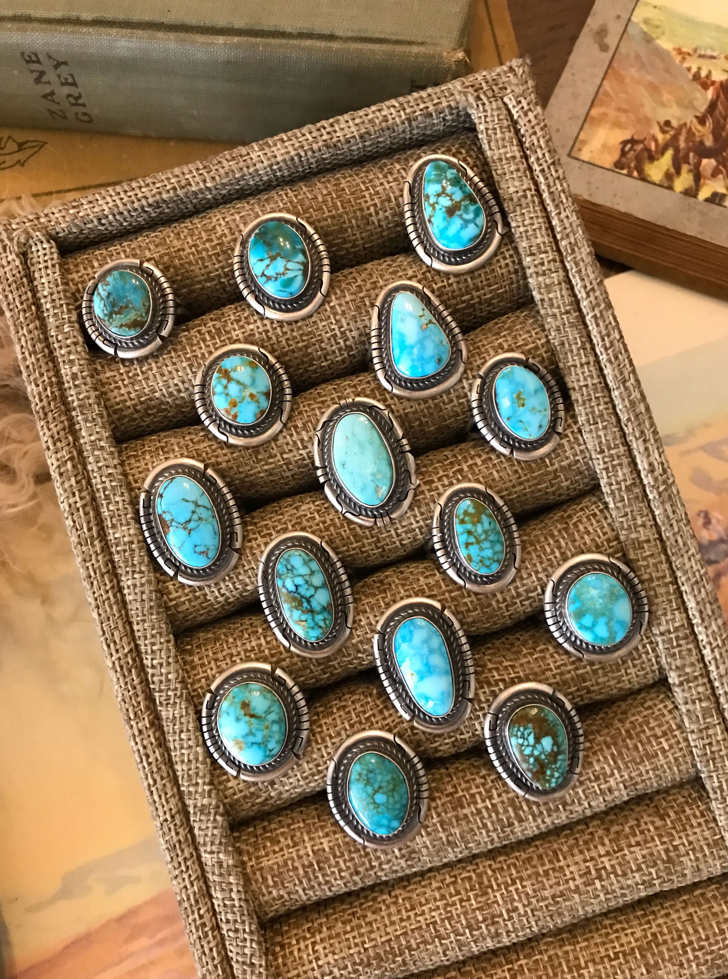 The Yale Rings in Blue Turquoise - Image 4