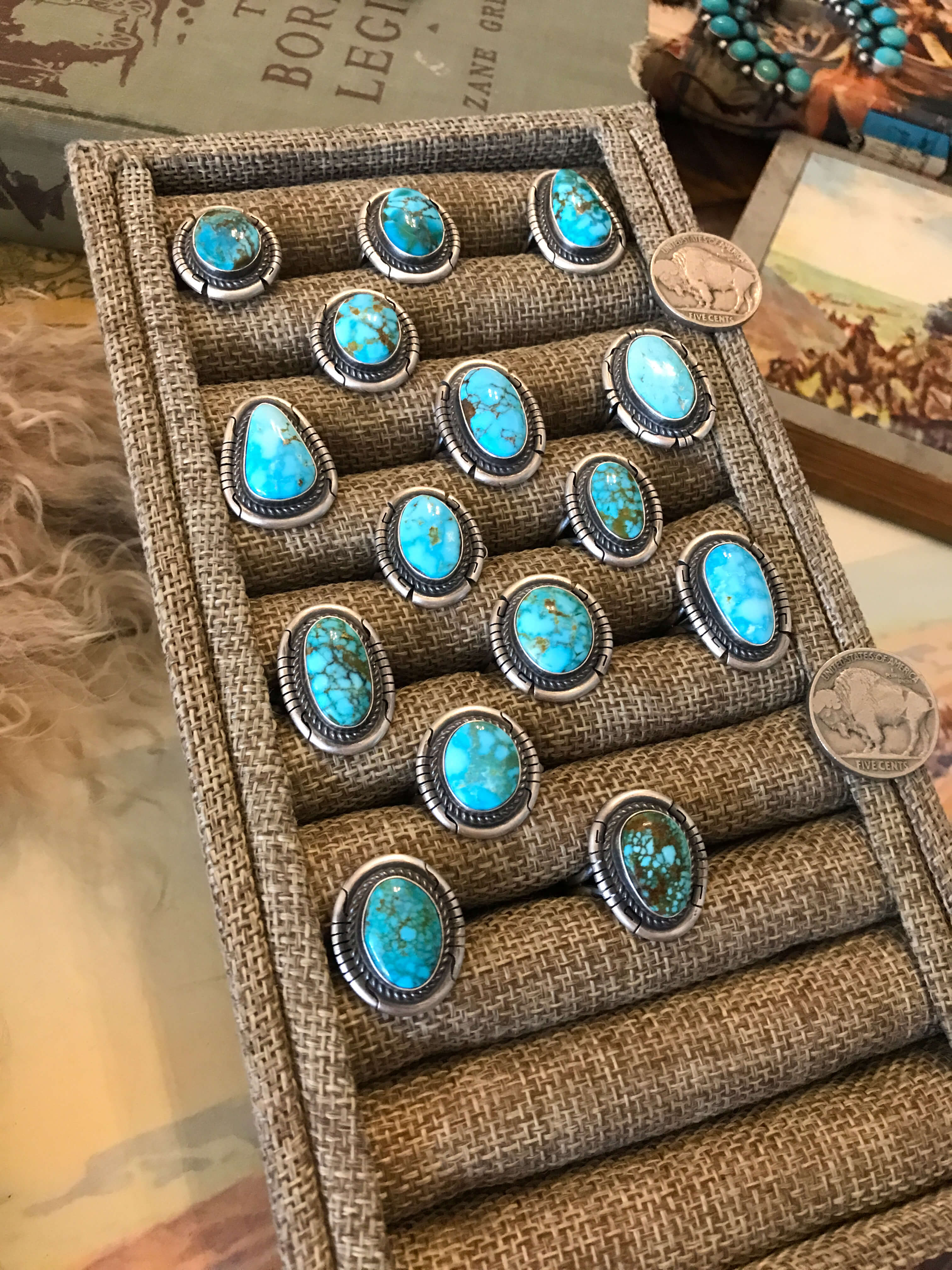 The Yale Rings in Blue Turquoise - Image 5
