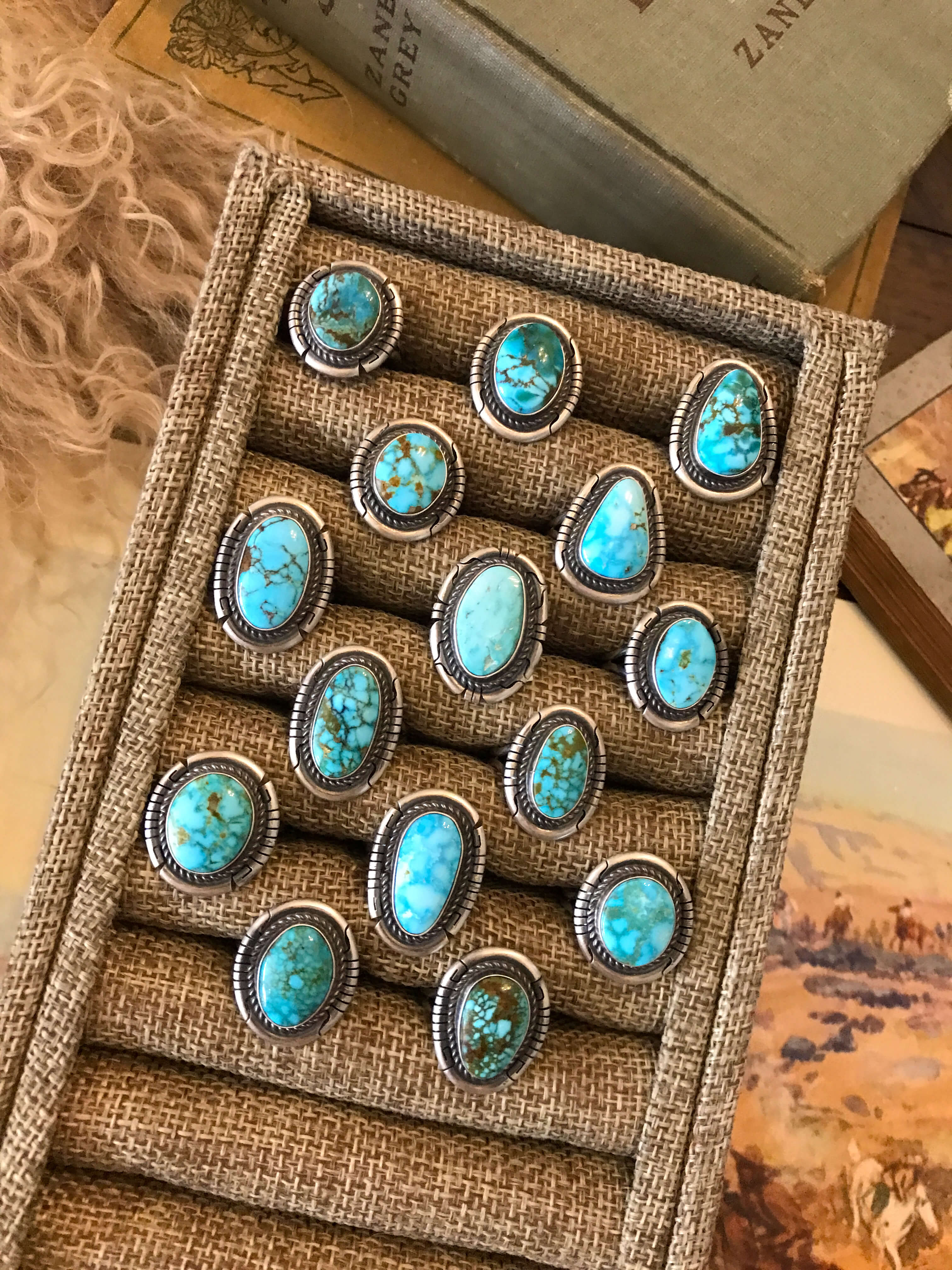The Yale Rings in Blue Turquoise - Image 7