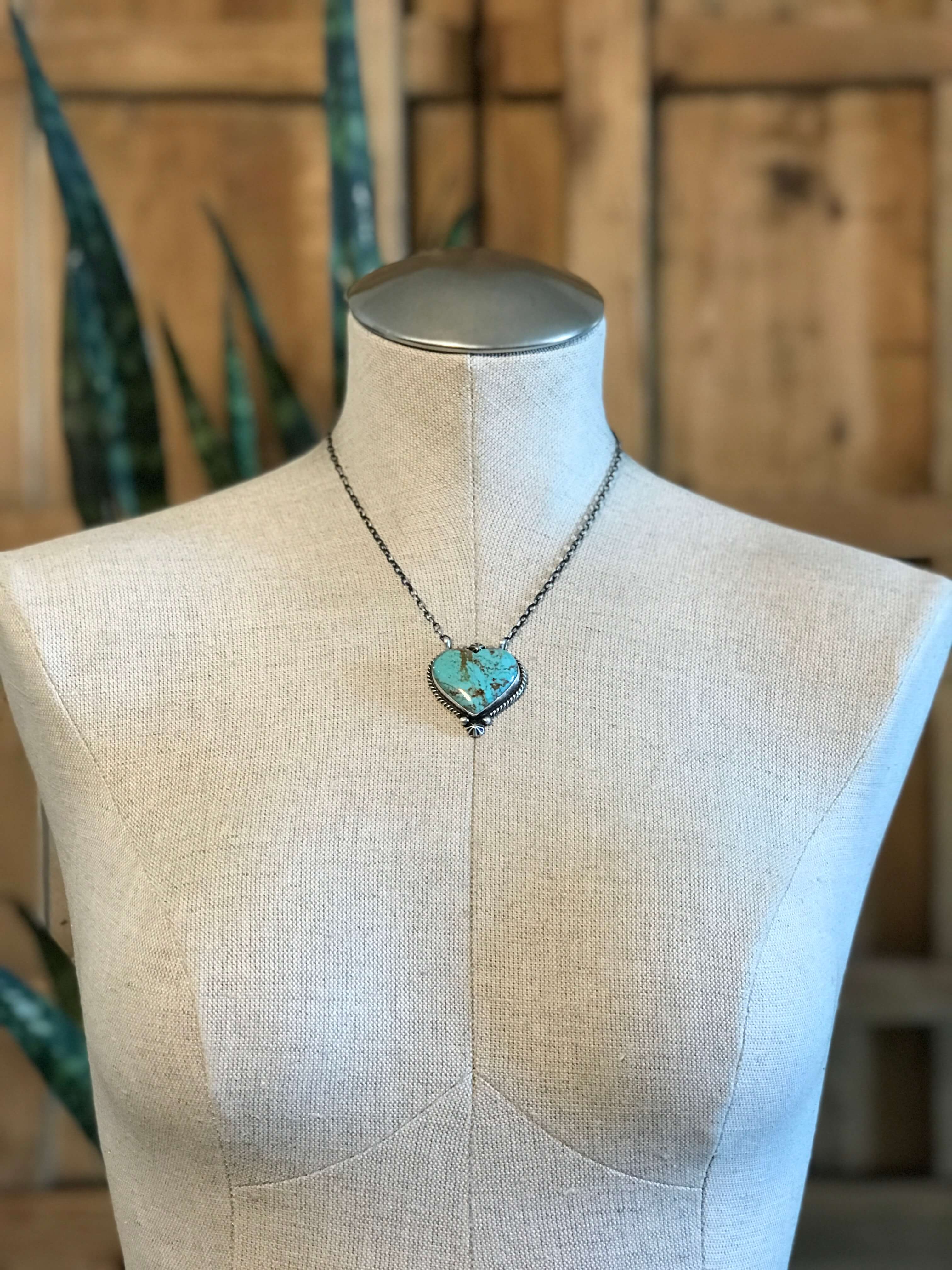 The Zebeck Turquoise Heart Necklaces - Image 2