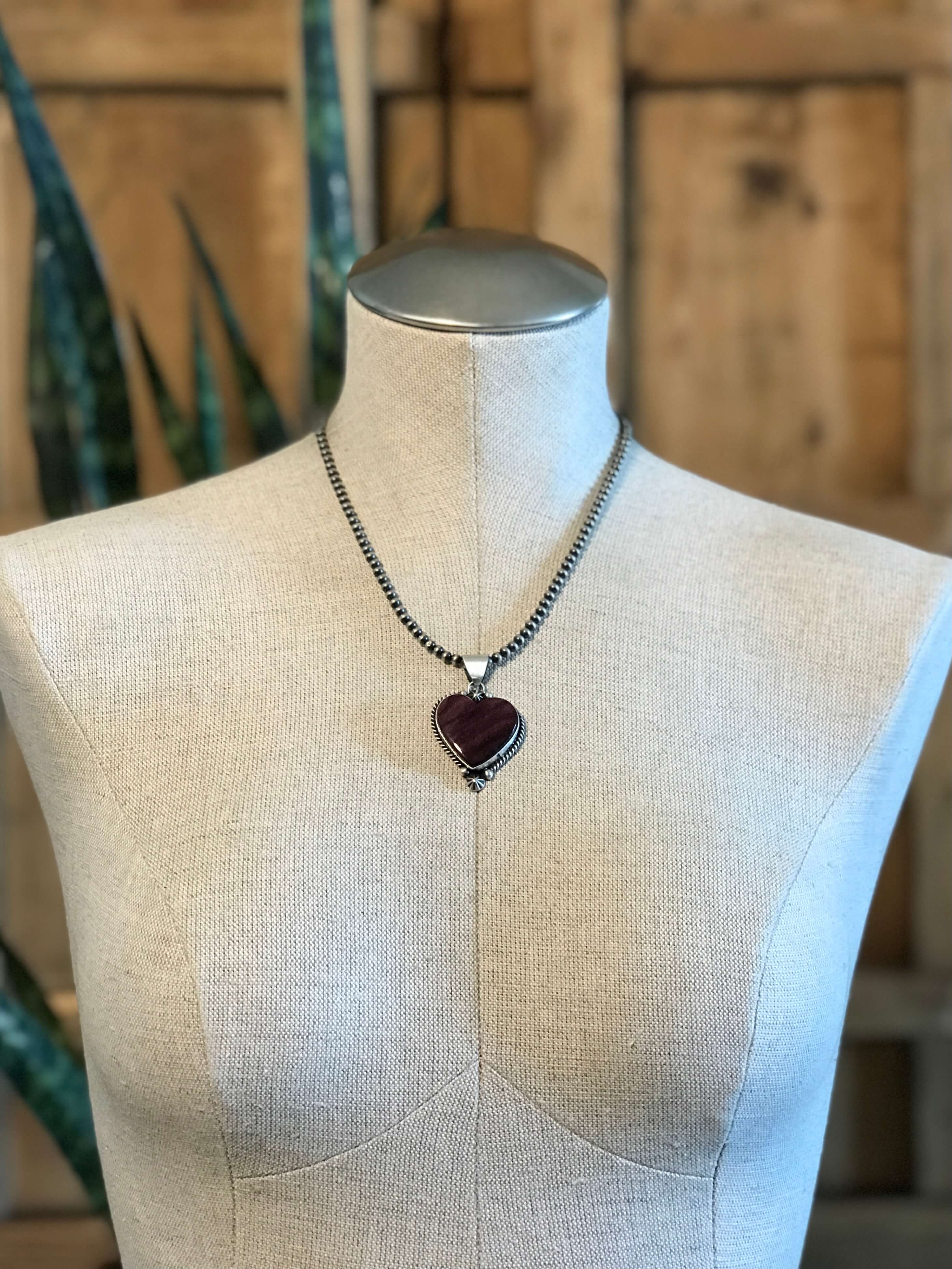 The Zillah Heart Pendants in Spiny - Image 2